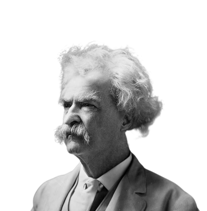 Portrait of Mark Twain
