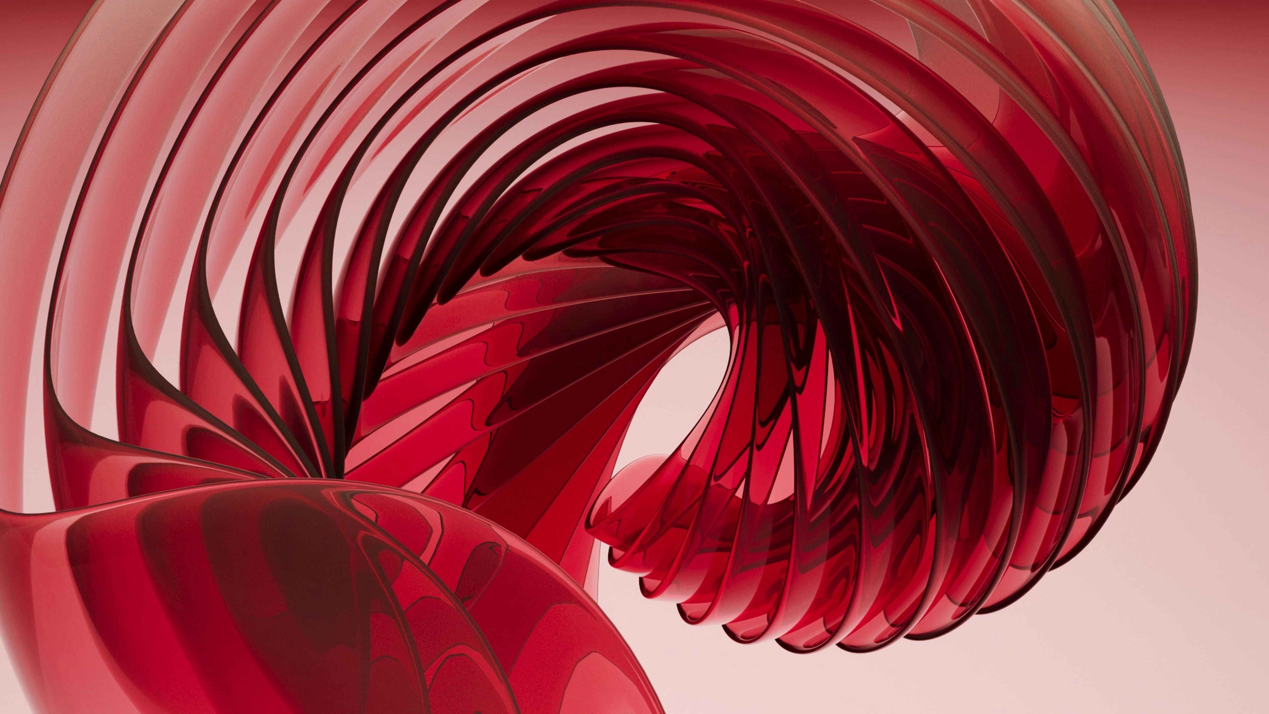 Abstract red podium visual