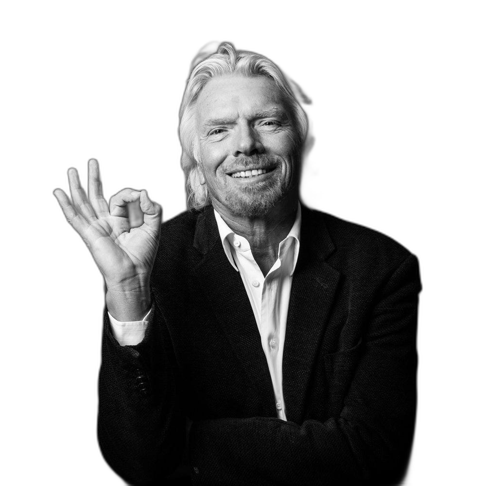 Portrait of Richard Branson